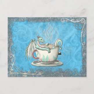 Teecup-Drachen: Pfefferminz Postkarte