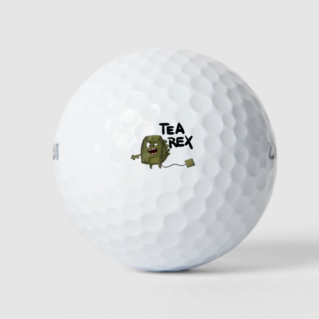 Teeextrakt, lustiger Dinosaurier Golfball (Vorderseite)