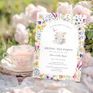 Teeflora Brautparty Einladung