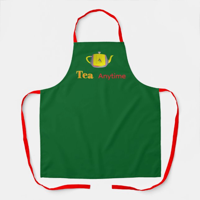 Teekanne Anytime Teapot Green   Schürze (Vorderseite)