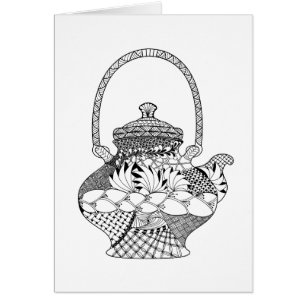 Teekanne-Gekritzel