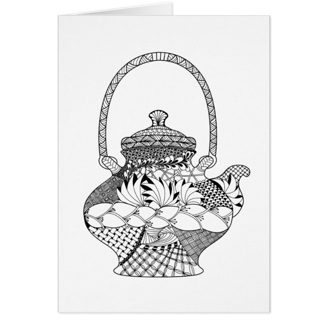 Teekanne-Gekritzel (Vorne)