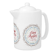 Teekanne - Jane Austen-Zeitraum-Drama-Anpassungen