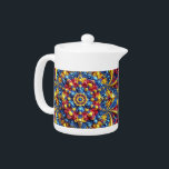 Teekanne mit rumänischem Farbdesign<br><div class="desc">Entspannen Sie in unserem exklusiven Teekessel mit modernem abstraktem Design in den lebhaften Farben Rumäniens! Dieser Teekessel, der mit viel Liebe zum Detail gestaltet wurde, ist mehr als nur ein funktioneller Gegenstand, er ist eine Feier des rumänischen Erbes, der kulturellen Stolz mit zeitgenössischem künstlerischen Flair verbindet. Das auffallende abstrakte Design...</div>