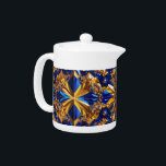 Teekanne mit schwedischer Farbgestaltung<br><div class="desc">Mit dieser exquisiten Teekanne mit den lebhaften Farben Schwedens in einem atemberaubenden, wertvollen Edelstein 3D Porzellan Design steigern Sie Ihre Teezeit. Dieser Teekessel präsentiert wunderschön die ikonisch blauen und gelben Farbtöne der schwedischen Nationalfarben, die durch einen schimmernden Edelstein-3D-Effekt zum Leben erweckt werden. Die luxuriöse Porzellanoberfläche reflektiert das Licht und schafft...</div>