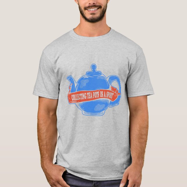 Teekanne sammeln Teekanne T-Shirt (Vorderseite)