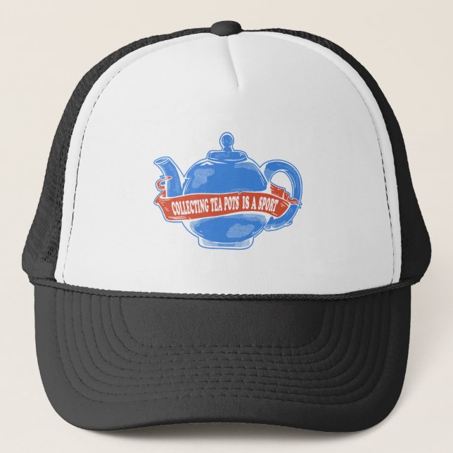 Teekanne sammeln Teekanne Truckerkappe (Vorderseite)
