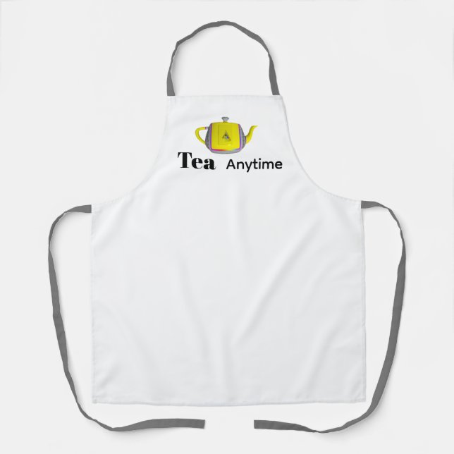 Teekanne Tea Anytime  Schürze (Vorderseite)