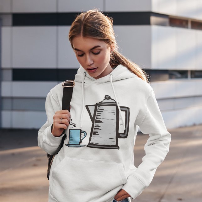 Teekanne und Tasse Hoodie (Von Creator hochgeladen)