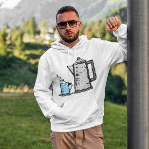Teekanne und Tasse Hoodie