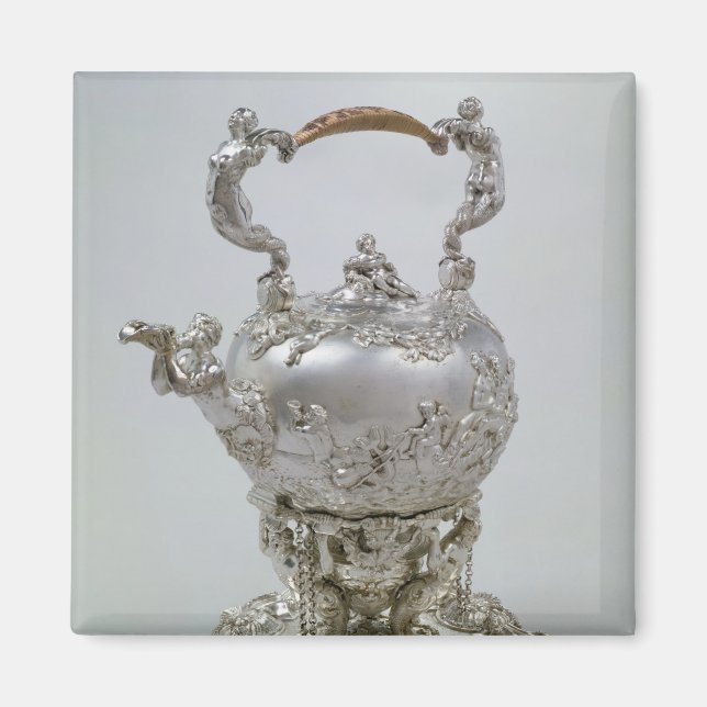Teekessel und Stand von C.Kandler, London, 1730 Magnet (Vorne)