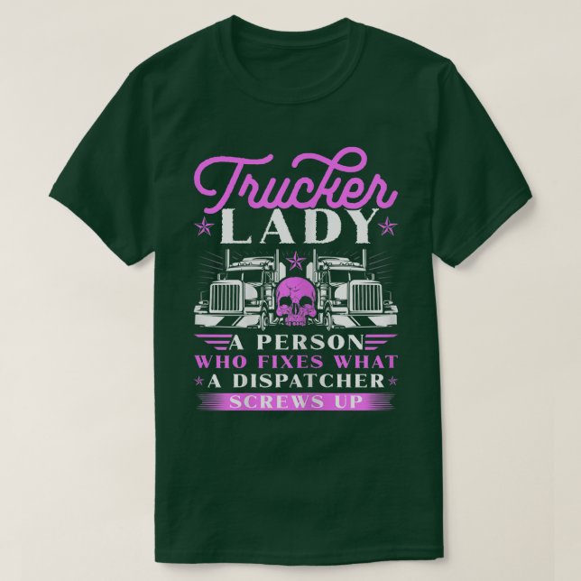 Teekraftfahrerdefinition für Frauen, Wom T-Shirt (Design vorne)