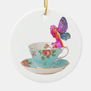 Teeküche, Blume Fön, Fleischwaren, Keramik Ornament