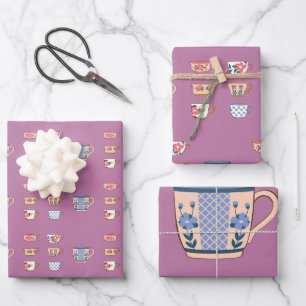 Teekuchen Geschenkpapier Set
