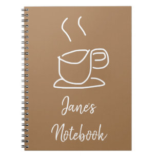 Teeliebhaber Kaffee Liebhaber modern einfach Notizblock