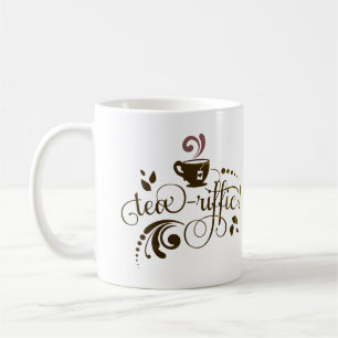 Teeliebhaber, Teetrinker, Teetasse, Typografie Kaf Kaffeetasse