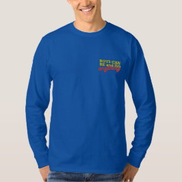 Teen bestickt Langärmel-T - Shirt