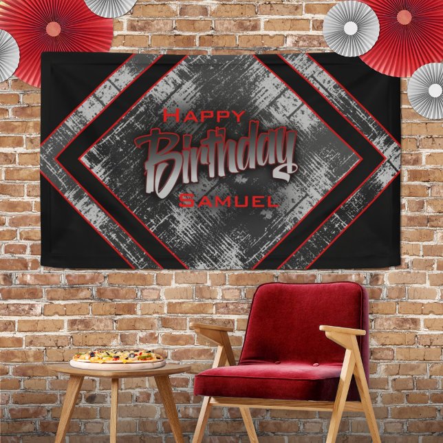 Teen Boy Birthday Banner (Von Creator hochgeladen)