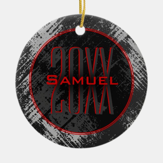 Teen Boy Keramik Ornament (Vorne)