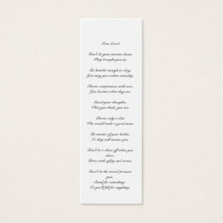 Teen Creed Lesezeichen