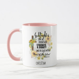 Teen-Godtochter-Geschenk - Personalisiertes Sprich Tasse