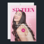 Teen Magazine Cover 16 . Geburtstag Geburtstag Einladung<br><div class="desc">Teen Magazine Cover 16 . Geburtstag Geburtstag Einladung</div>