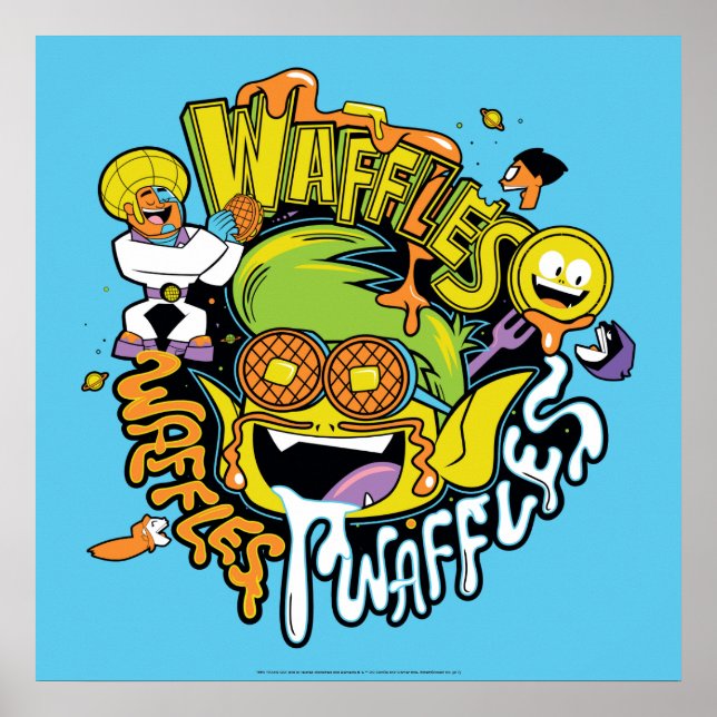 Teen Titans Go! | Beast Boy Waffels Poster (Vorne)