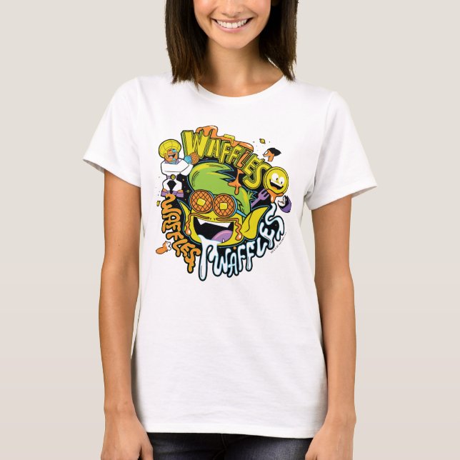 Teen Titans Go! | Beast Boy Waffels T-Shirt (Vorderseite)
