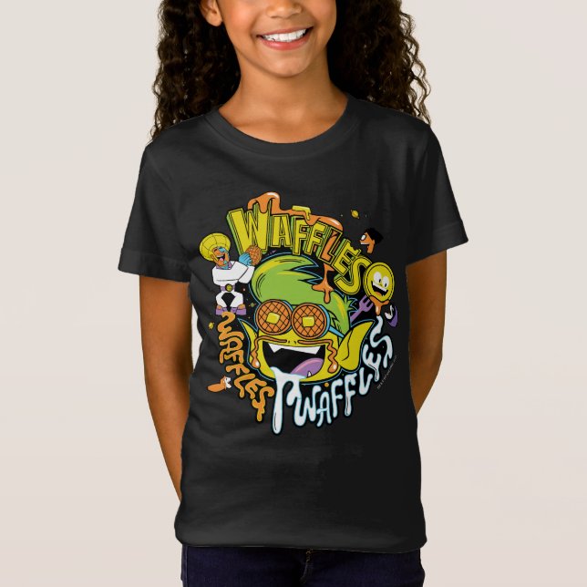 Teen Titans Go! | Beast Boy Waffels T-Shirt (Vorderseite)