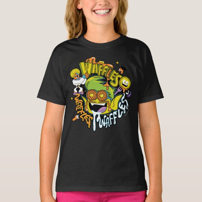 Teen Titans Go! | Beast Boy Waffels T-Shirt (Vorderseite)