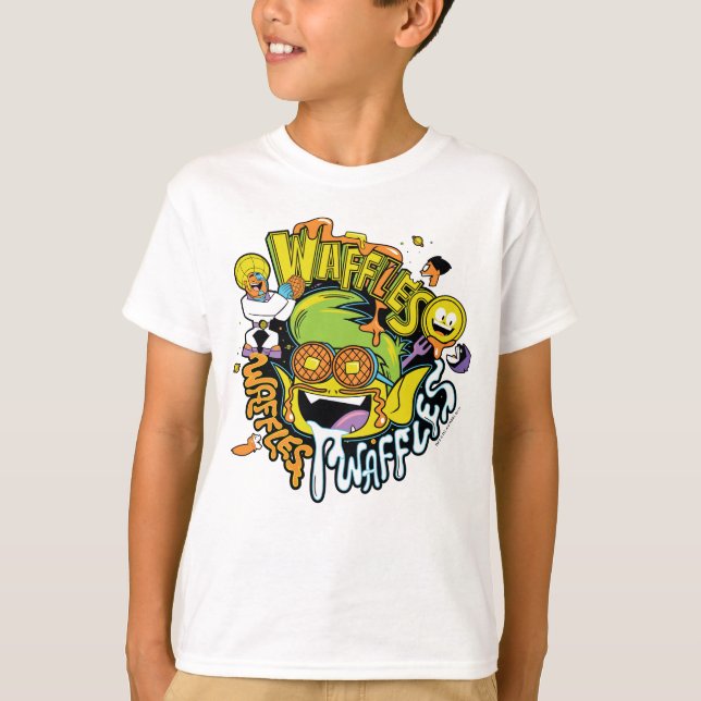 Teen Titans Go! | Beast Boy Waffles T-Shirt (Vorderseite)