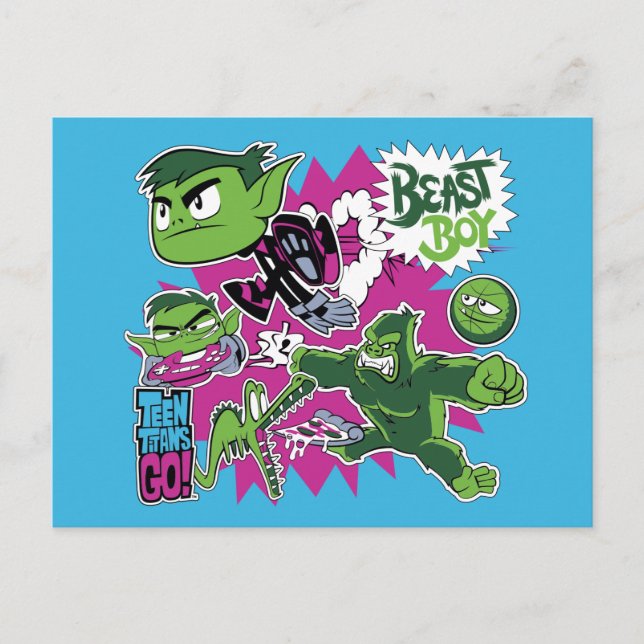 Teen Titans Go! | Bestie Boy Shapeshifts Postkarte (Vorderseite)