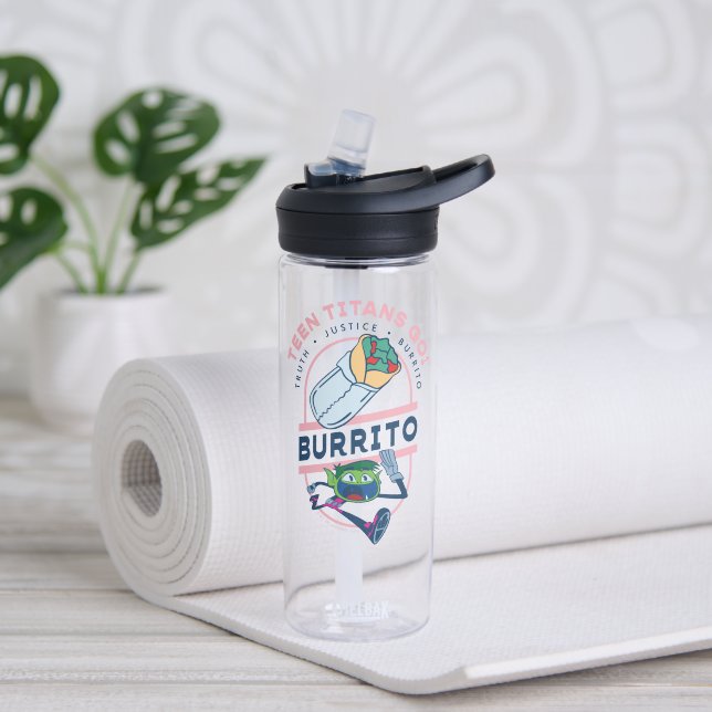 Teen Titans Go! Bestie Boy "Truth Justice Burrito" Trinkflasche (Yoga)