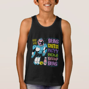 Teen Titans Go!   Cyborg Burger Rap T-Shirt