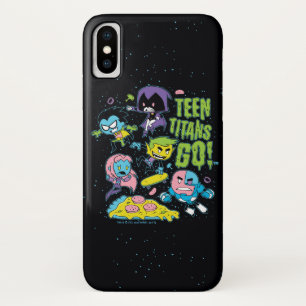 Teen Titans Go!   Pizza Graphic der frühen 90er Ja Case-Mate iPhone Hülle