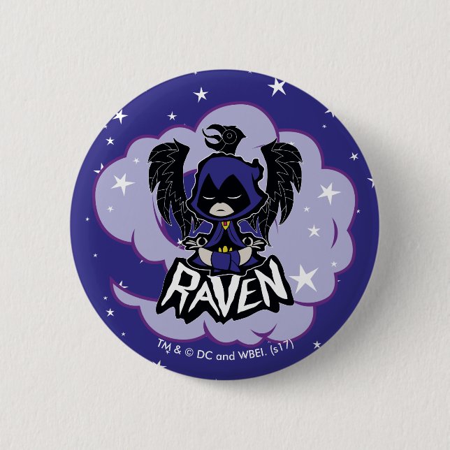 Teen Titans Go! | Raven Attack Button (Vorderseite)