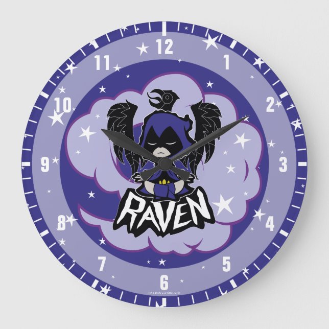 Teen Titans Go! | Raven Attack Große Wanduhr (Vorderseite)