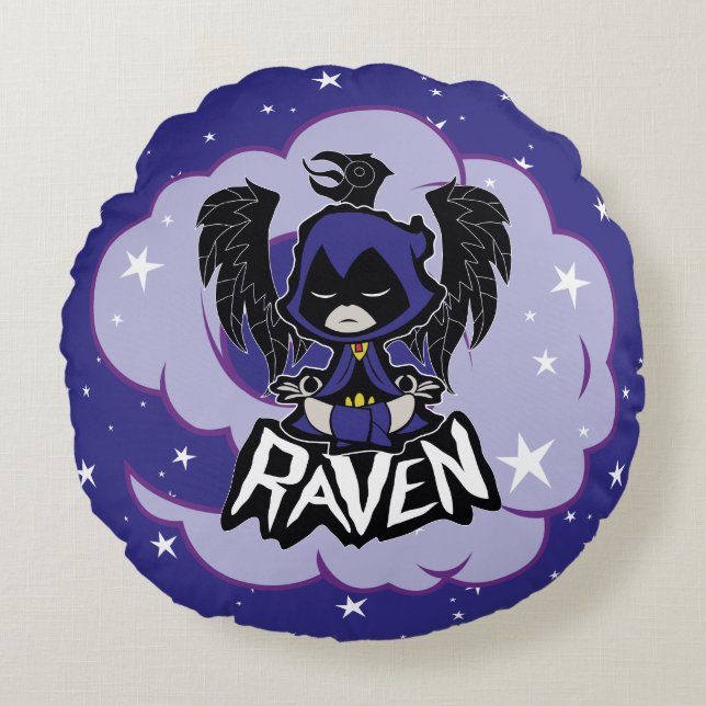 Teen Titans Go! | Raven Attack Rundes Kissen (Vorderseite)