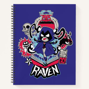 Teen Titans Go! Raven Demonic Powers Graphic Notizbuch