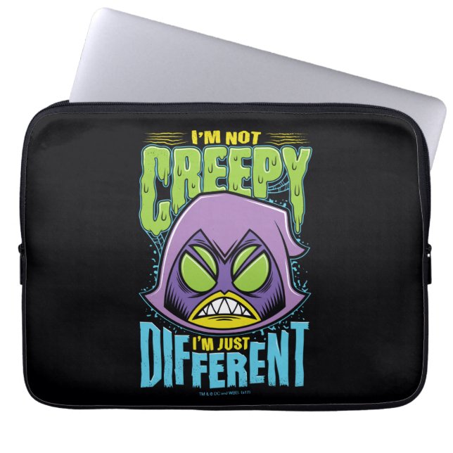Teen Titans Go! | Raven "Nicht kreativ Ich bin and Laptopschutzhülle (Vorderseite)