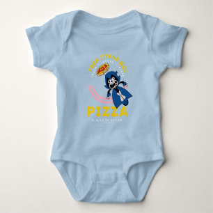 Teen Titans Go! Raven "Truth Justice Pizza" Baby Strampler