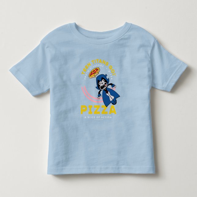 Teen Titans Go! Raven "Truth Justice Pizza" Kleinkind T-shirt (Vorderseite)