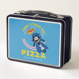 Teen Titans Go! Raven "Truth Justice Pizza" Metall Brotdose