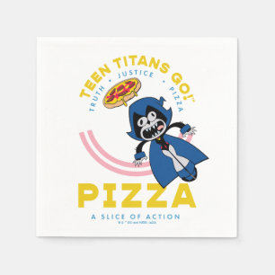 Teen Titans Go! Raven "Truth Justice Pizza" Serviette