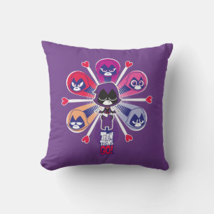 Teen Titans Go!   Raven's Emoticlones Kissen