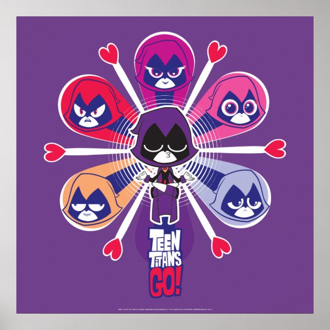 Teen Titans Go! | Raven's Emoticlones Poster (Vorne)