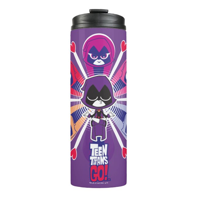 Teen Titans Go! | Raven's Emoticlones Thermosbecher (Vorderseite)