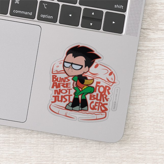 Teen Titans Go! | Robin Hintern Scooty Buns Aufkleber (Detail)