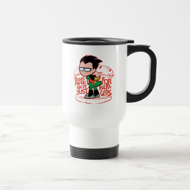 Teen Titans Go! | Robin Hintern Scooty Buns Reisebecher (Rechts)