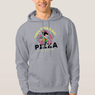 Teen Titans Go! Robin "Truth Justice Pizza" Hoodie